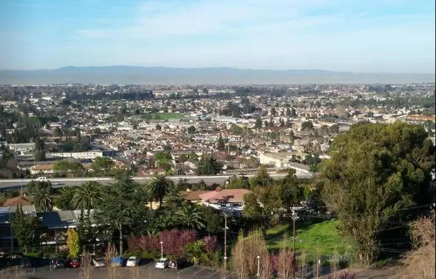 Satellite View of San Leandro, CA